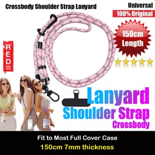 Red Design Selected Shoulder Lanyard Strap Croassbody Nylon Strap 150cm (Pink Line)