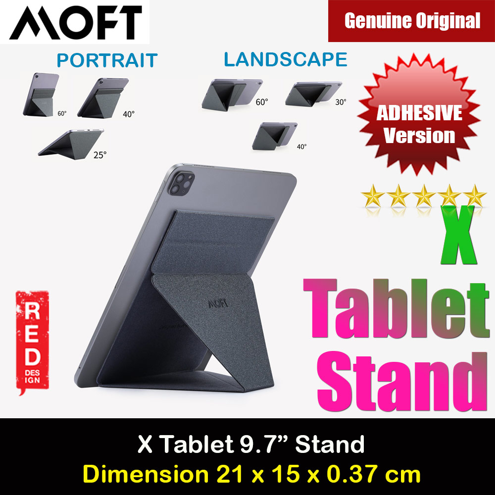 MOFT X Tablet Stand Multi Angle Invisible Tablet Stand for Tablet 9.7 (Grey)