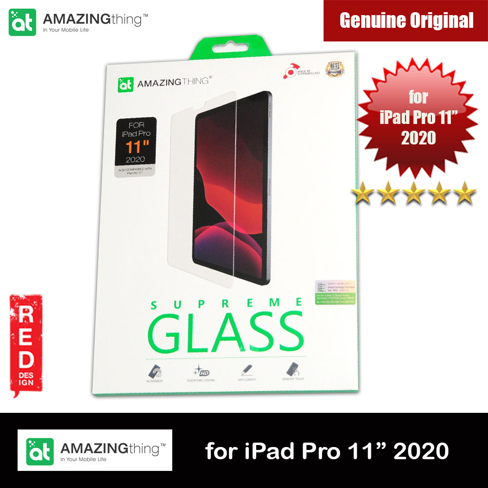 AMAZINGthing Premium SUPREMEGLASS Tempered Glass for Apple iPad Pro 11 2nd Gen 2020 iPad Air 10.9 2020 21 0.33mm
