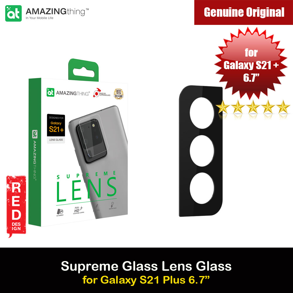 AmazingThing SupremeGlass Lens Glass Camera Lens Protector Protection Tempered Glass for Samsung Galaxy S21 Plus 6.7