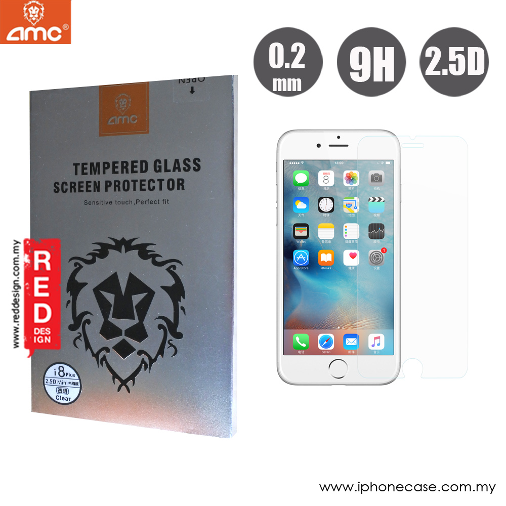 AMC Premium Tempered Glass for Apple iPhone 6S Plus iPhone 7 Plus iPhone 8 Plus 5.5 (0.2mm Clear)