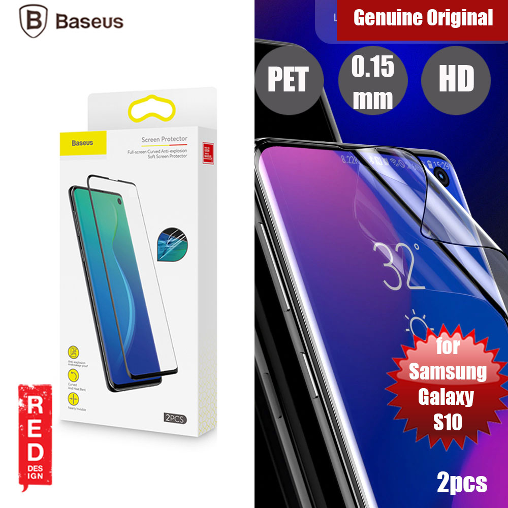 Baseus Full Screen Curved Anti Explosion Soft Screen Protector for Samsung Galaxy S10