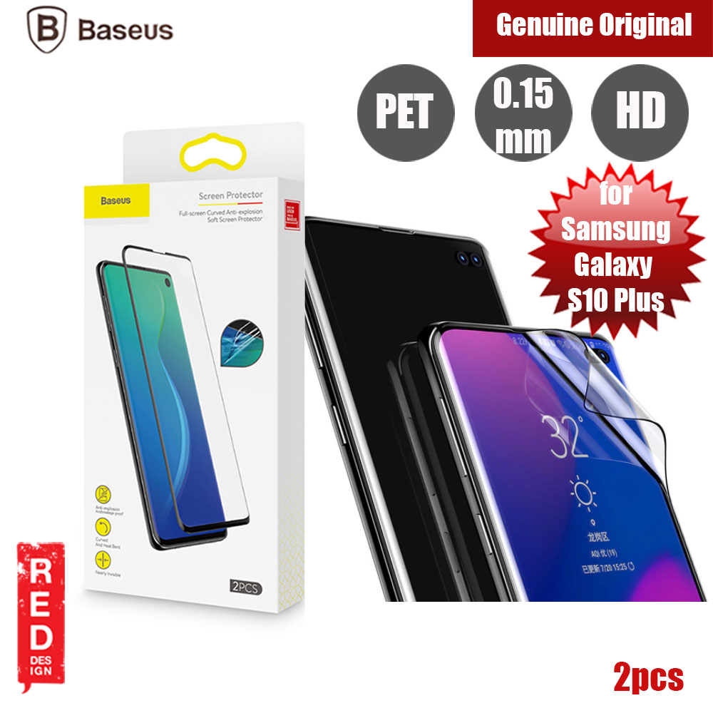 Baseus Full Screen Curved Anti Explosion Soft Screen Protector for Samsung Galaxy S10 Plus