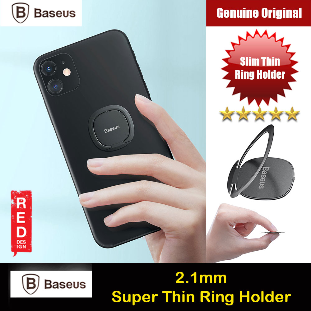 Baseus Super Thin Super Thin Ring Holder Universal Phone Grip Ring Hook (Tarnish)