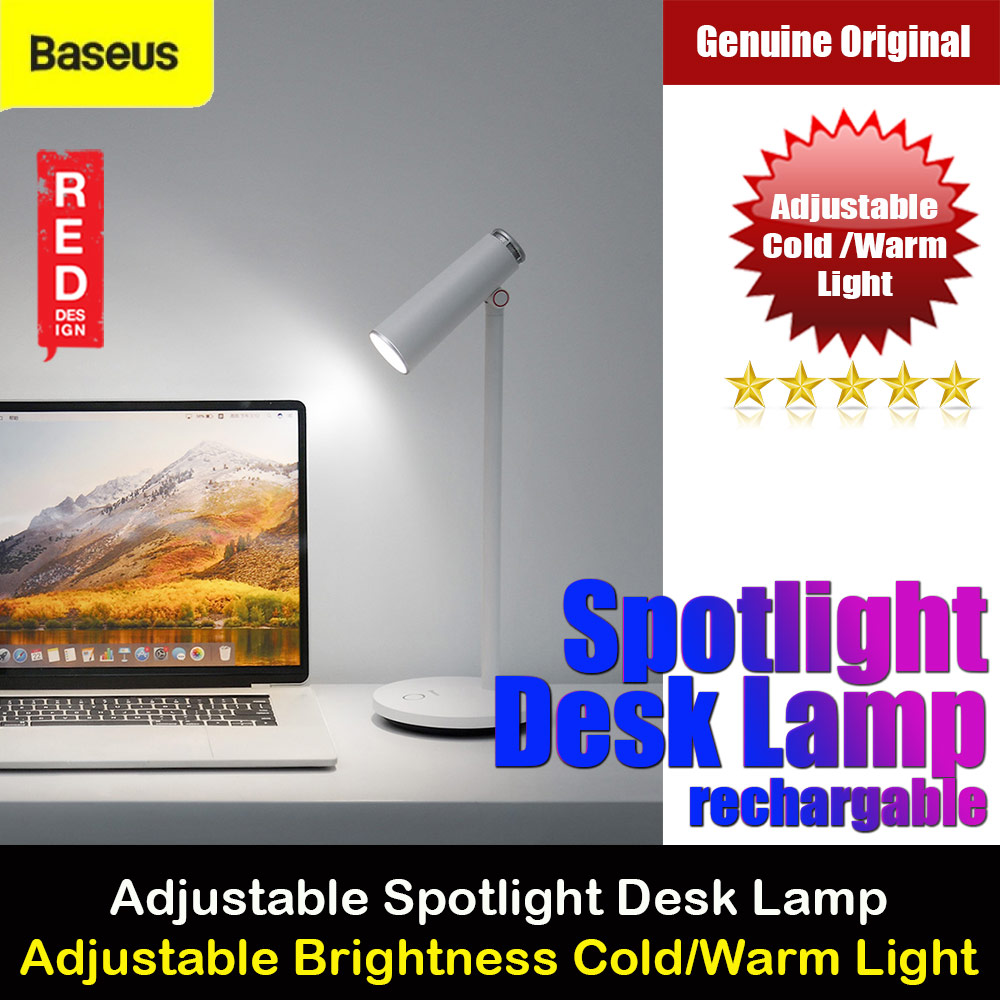 Baseus iWork Spotlight Desk LED Lamp Adjustable Lamp Brightness Warm Cold LED Lamp Recharable Lamp