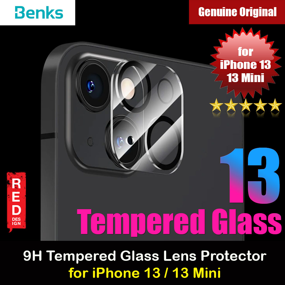 Benks 9H Tempered Glass Lens Protector for iPhone 13 iPhone 13 Mini (Clear)