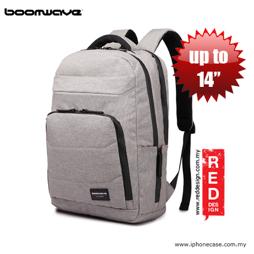 Boomwave Light Series Backpack for laptop up to 14" - Light Grey