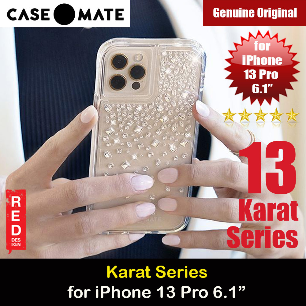 Case Mate Case-Mate Karat Series Protection Case for iPhone 13 Pro 6.1 (Karat Crystal)
