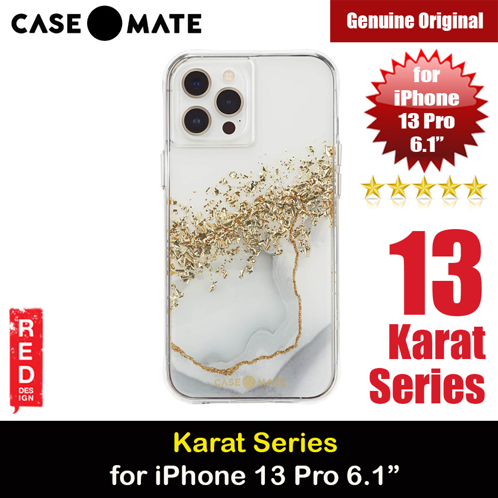 Case Mate Case-Mate Karat Series Protection Case for iPhone 13 Pro 6.1 (Karat Marble)