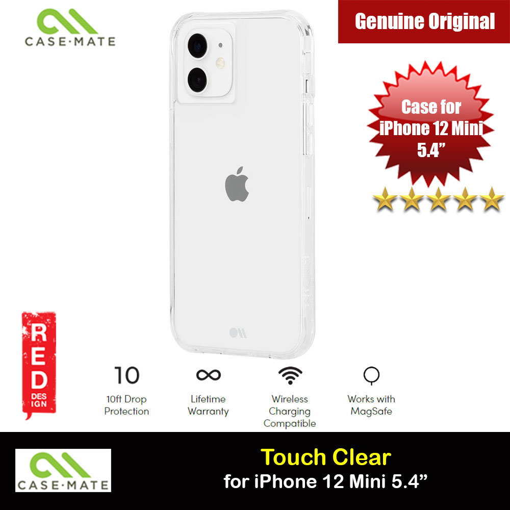 Case Mate Tough Clear Series Drop Protection Case for iPhone 12 Mini 5.4 (Clear)