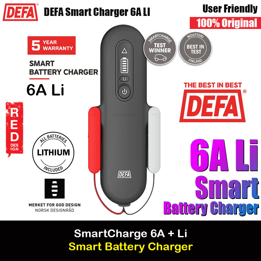 DEFA Smart Charger 6A Li Simple Safe Easy Smart Battery Charger