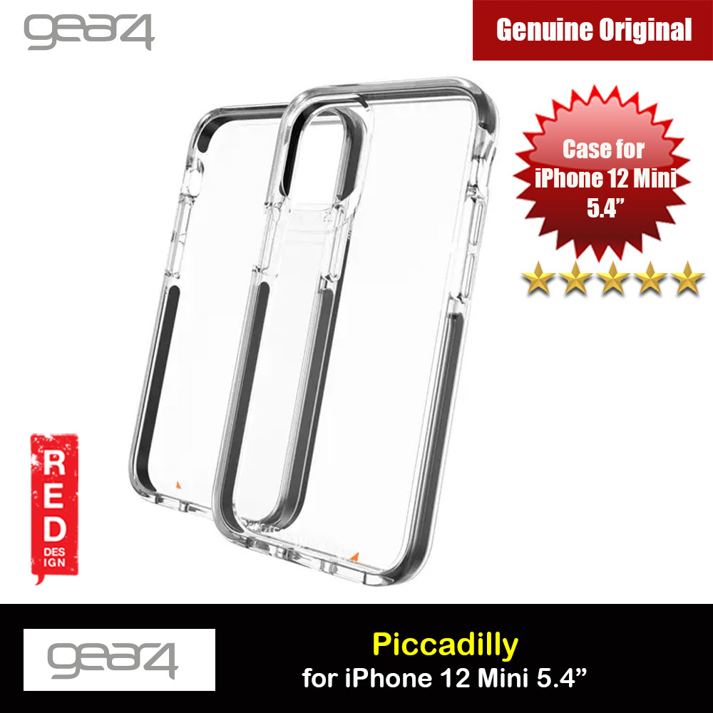 Gear4 D30 Piccadilly Drop Protection Case for iPhone 12 Mini 5.4 (Black)