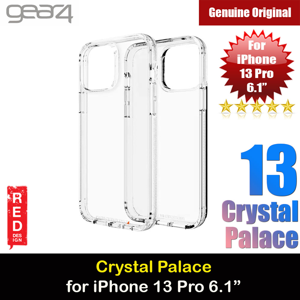 Gear4 D30 Crystal Palace Crystal Clear Impact Protection for iPhone 13 Pro 6.1 (Clear)