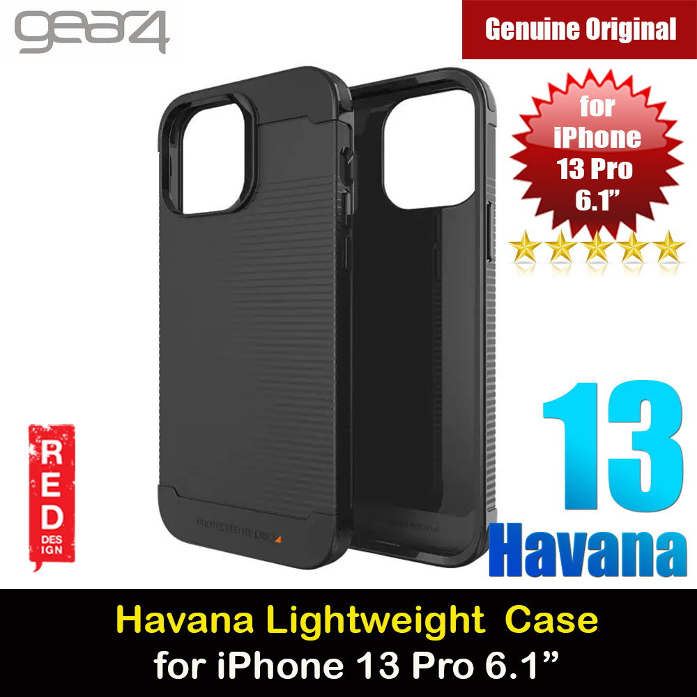 Gear4 Havana Protection Case for iPhone 13 Pro 6.1 (Black)