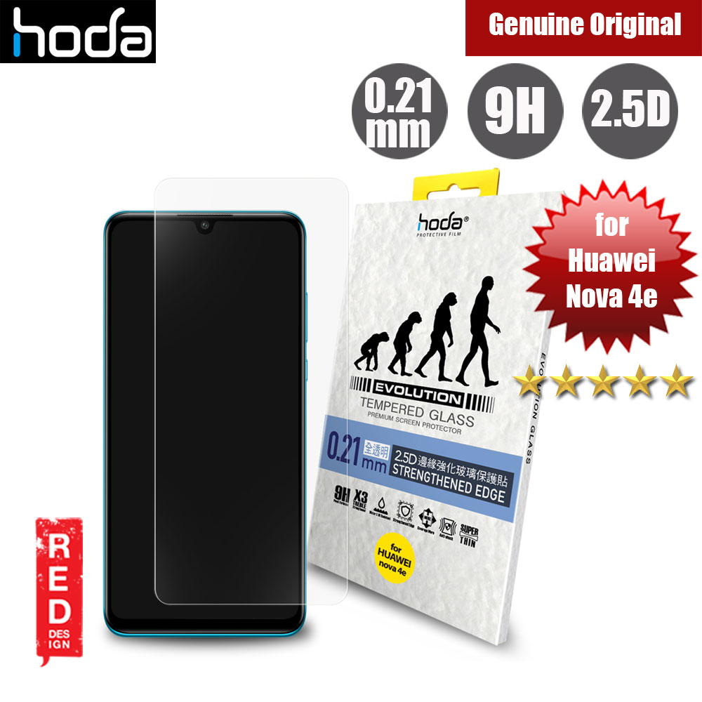 Hoda Evolution Premium Clear 9H Tempered Glass for Huawei Nova 4e (0.21 mm Clear)