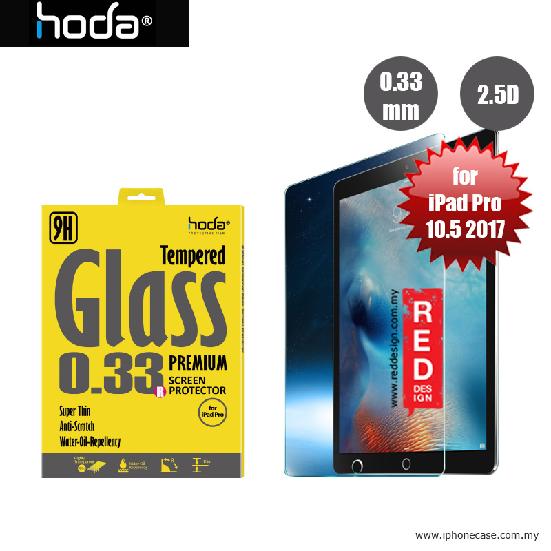 Hoda 0.33mm Tempered Glass Premium Screen Protector for Apple iPad Pro 10.5 2017