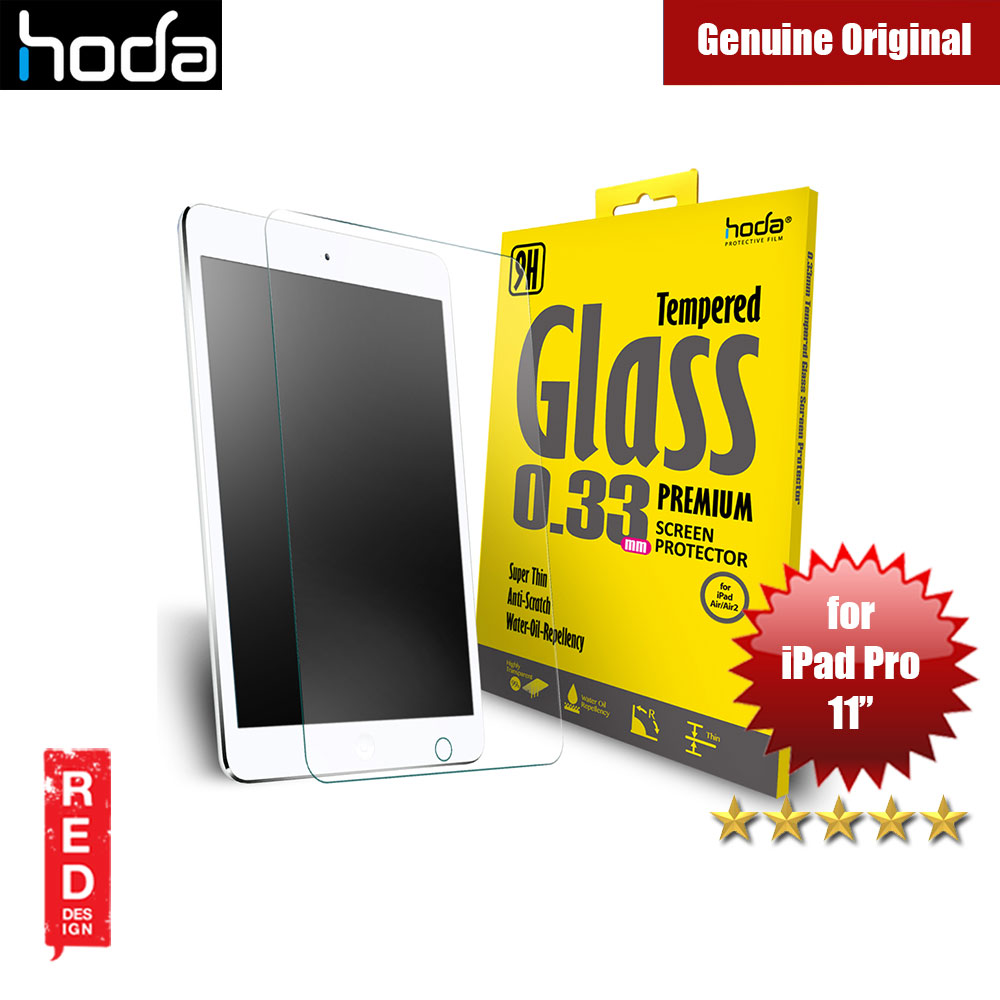 Hoda 0.33mm Premium Tempered Glass Screen Protector for Apple iPad Pro 11.0 2018