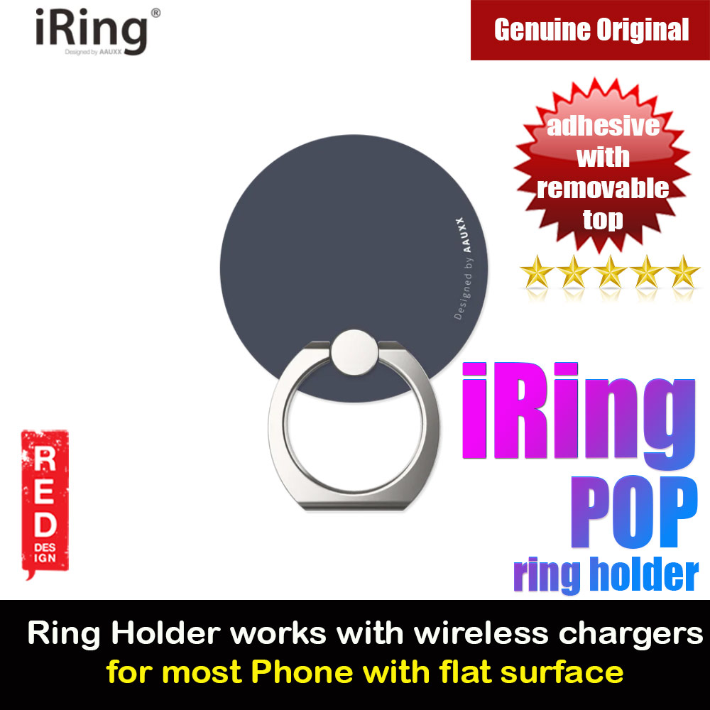 AAUXX iRing Pop Ring Holder Phone Grip and Kickstand Stand Work with wireless charging (Fancy Purple)