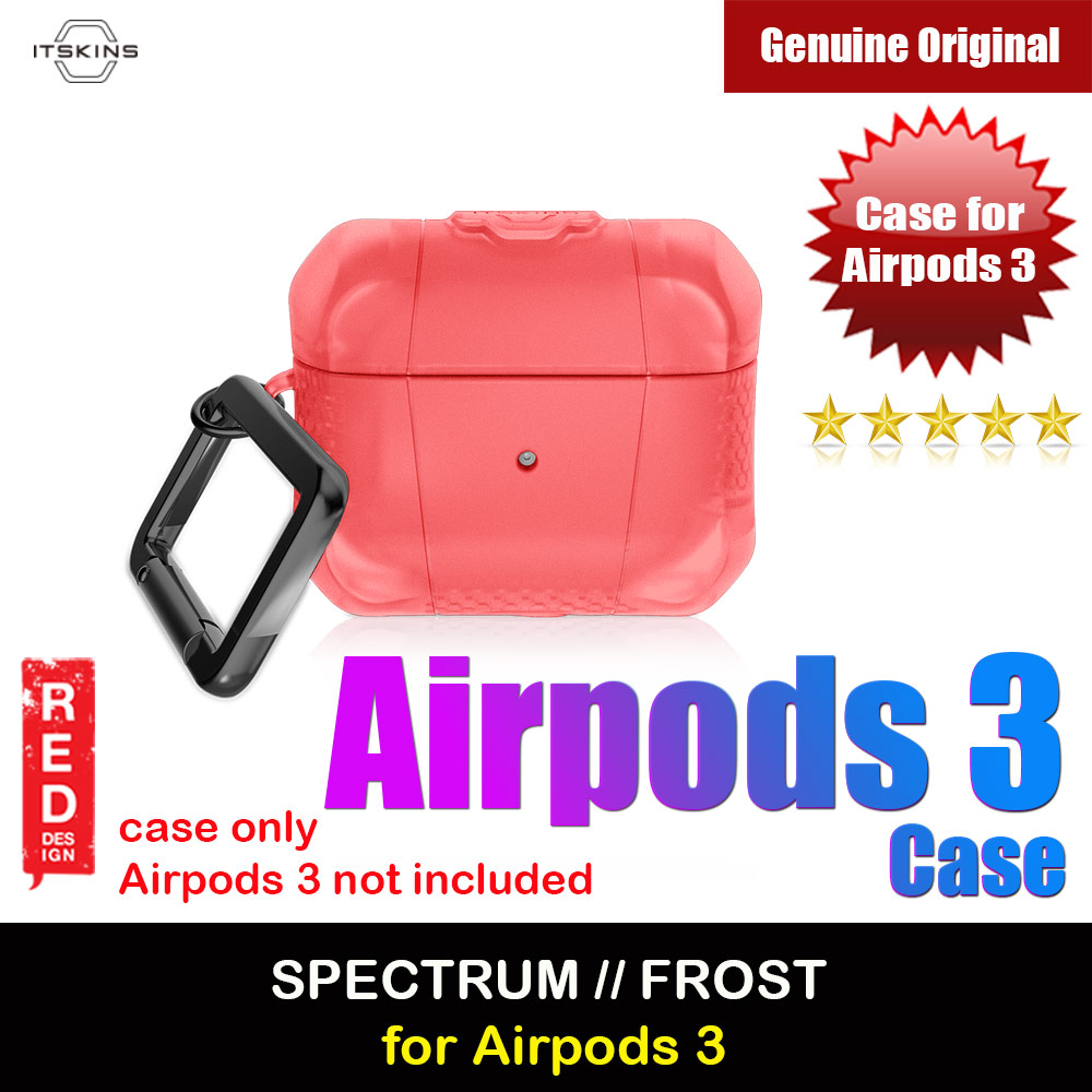 ITSKINS Spectrum Frost Drop Proof Protection Case for Airpods 3 Case (Coral)