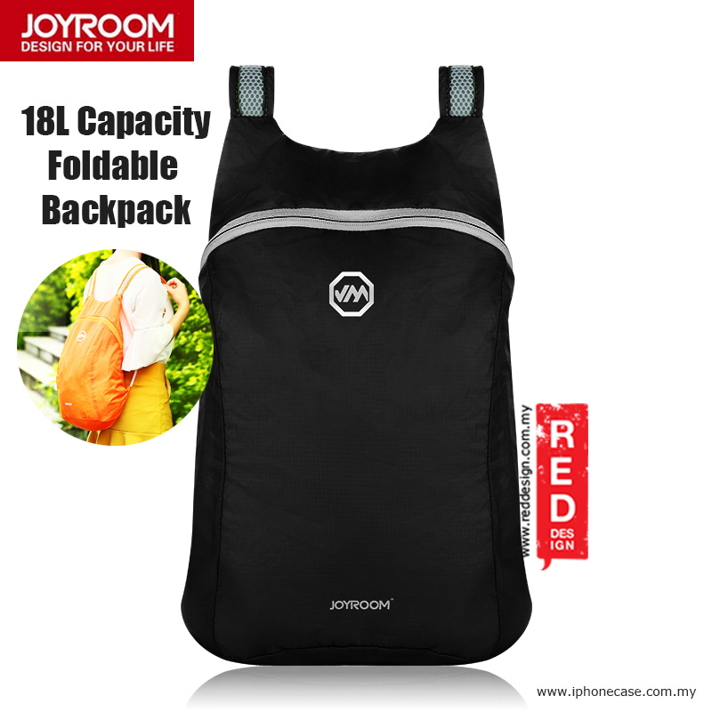 Joyroom Outdoor 18L Capacity Fodable Mini Backpack - Black