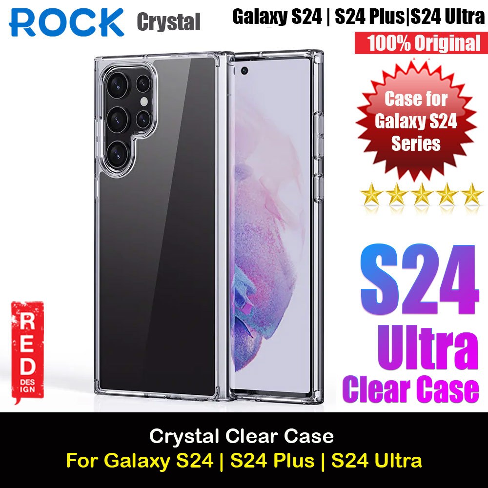 Rock Crystal Galaxy S24 Ultra Drop Protection Case Cover Casing