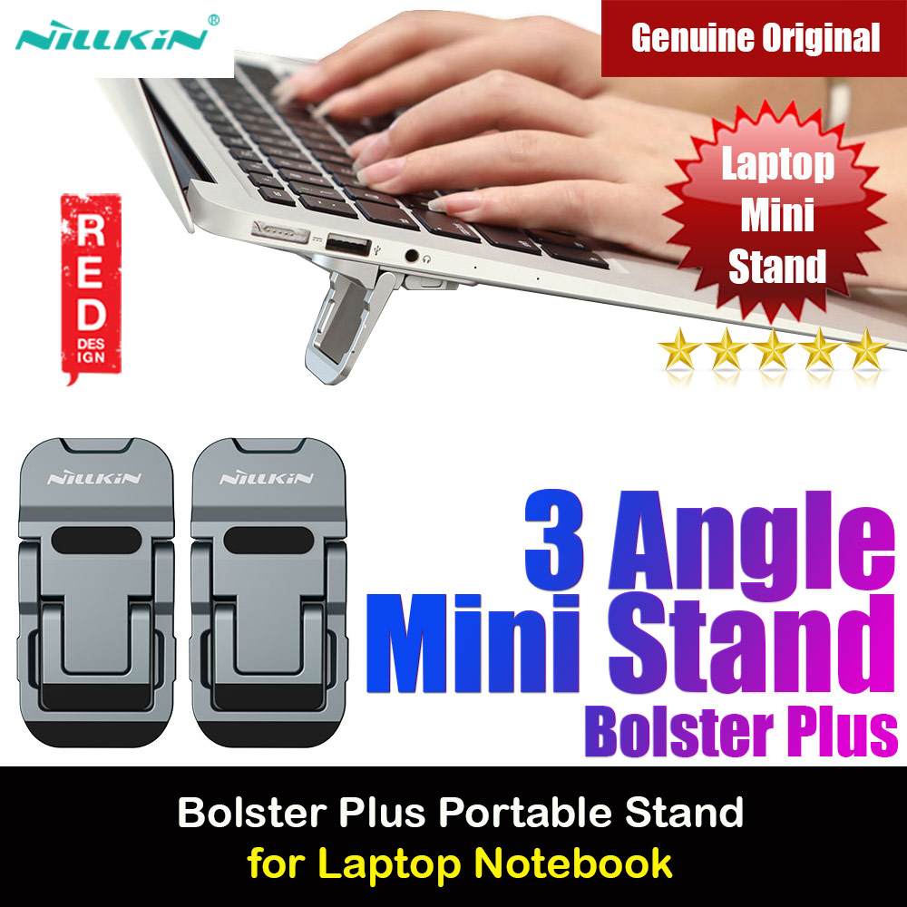 Nillkin Bolster Plus Laptop Tablet Mini Stand Foldable Portable Stand Holder Heat Dissipation for Laptop Notebook (Space Gray)