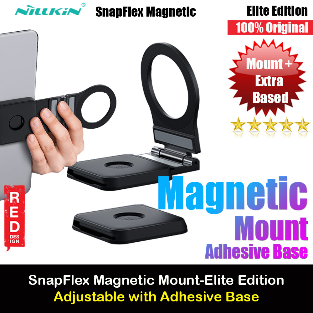 Nillkin SnapFlex Magnetic Mount Holder Adjustable Detachable Magsafe Compatible (Elite Edition with Extra Base)