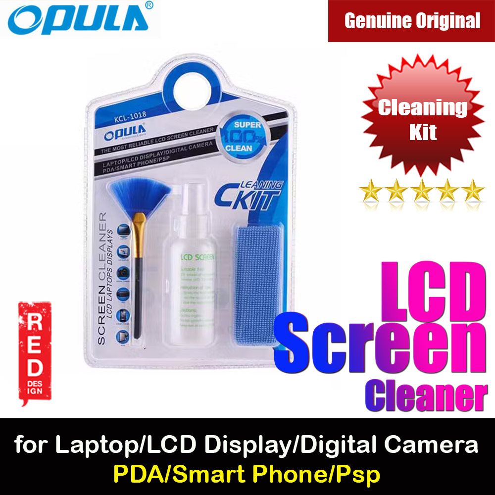 OPULA Screen Cleaning Kit for LCD Display Laptop Digital Camera Smartphone PSP 60ml - KCL-1018
