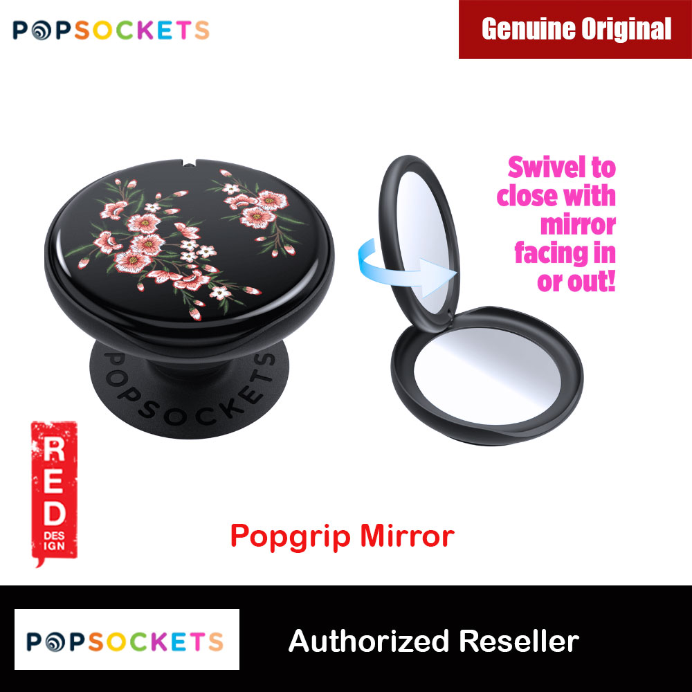 Popsockets Popgrip Mirror Popsockets with Built in Mirror (Pink Blossom)