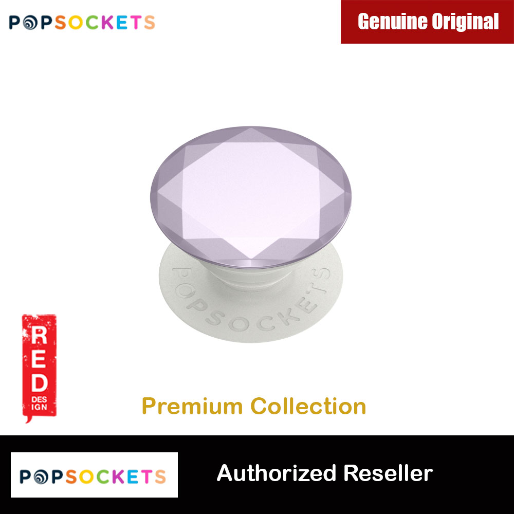 Popsockets PopGrip Swappable Premium Collection (Metallic Diamond Lavender)