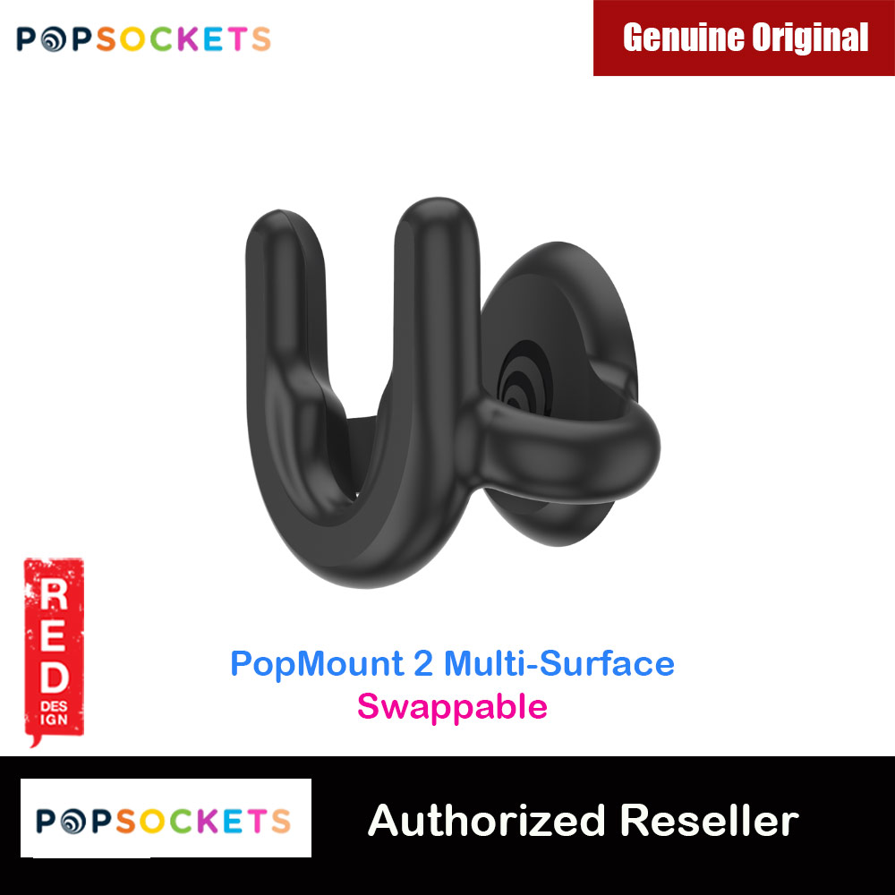 Popsockets PopMount 2 Multi-Surface Car Mount Car Vent Mount (Multi-Surface Black)