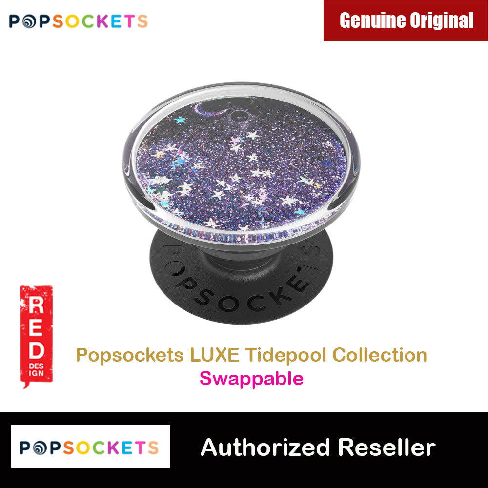 Popsockets PopGrip Swappable Luxe Tidepool Collection (Galaxy Purple)