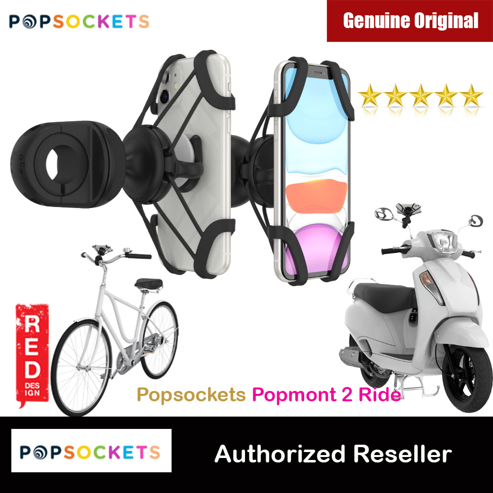 Popsockets Popmount 2 Ride Scooter and Bicycle Phone Mount (Black)