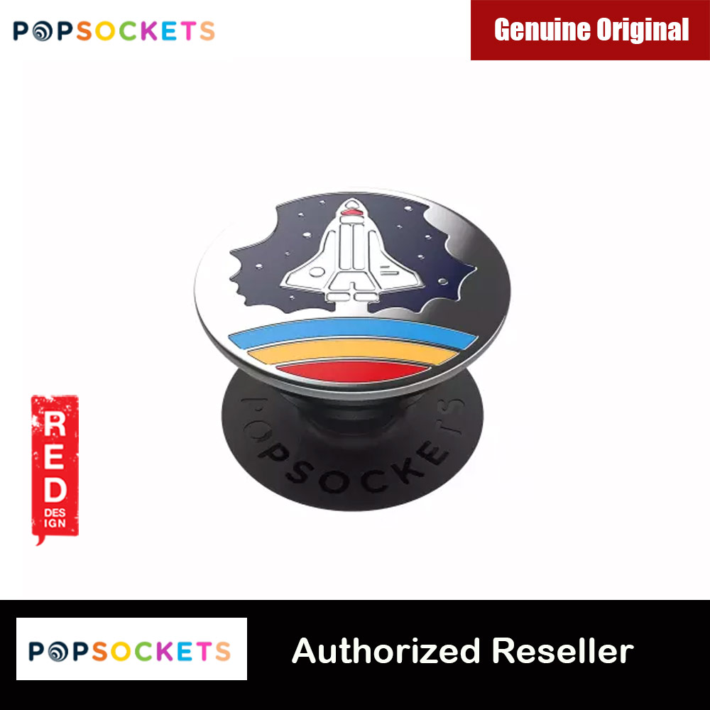 Popsockets PopGrip Swappable Premium Collection (Enamel Space Shuttle Navy)