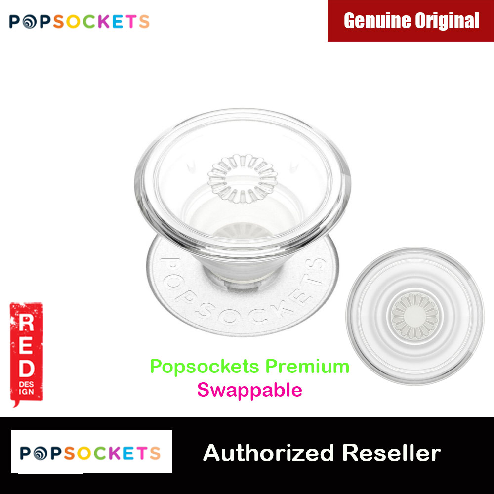 Popsockets PopGrip Swappable Premium Collection (Clear)