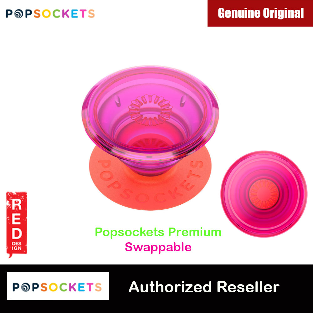 Popsockets PopGrip Swappable Premium Collection (Neon Glow Electric Sunrise)