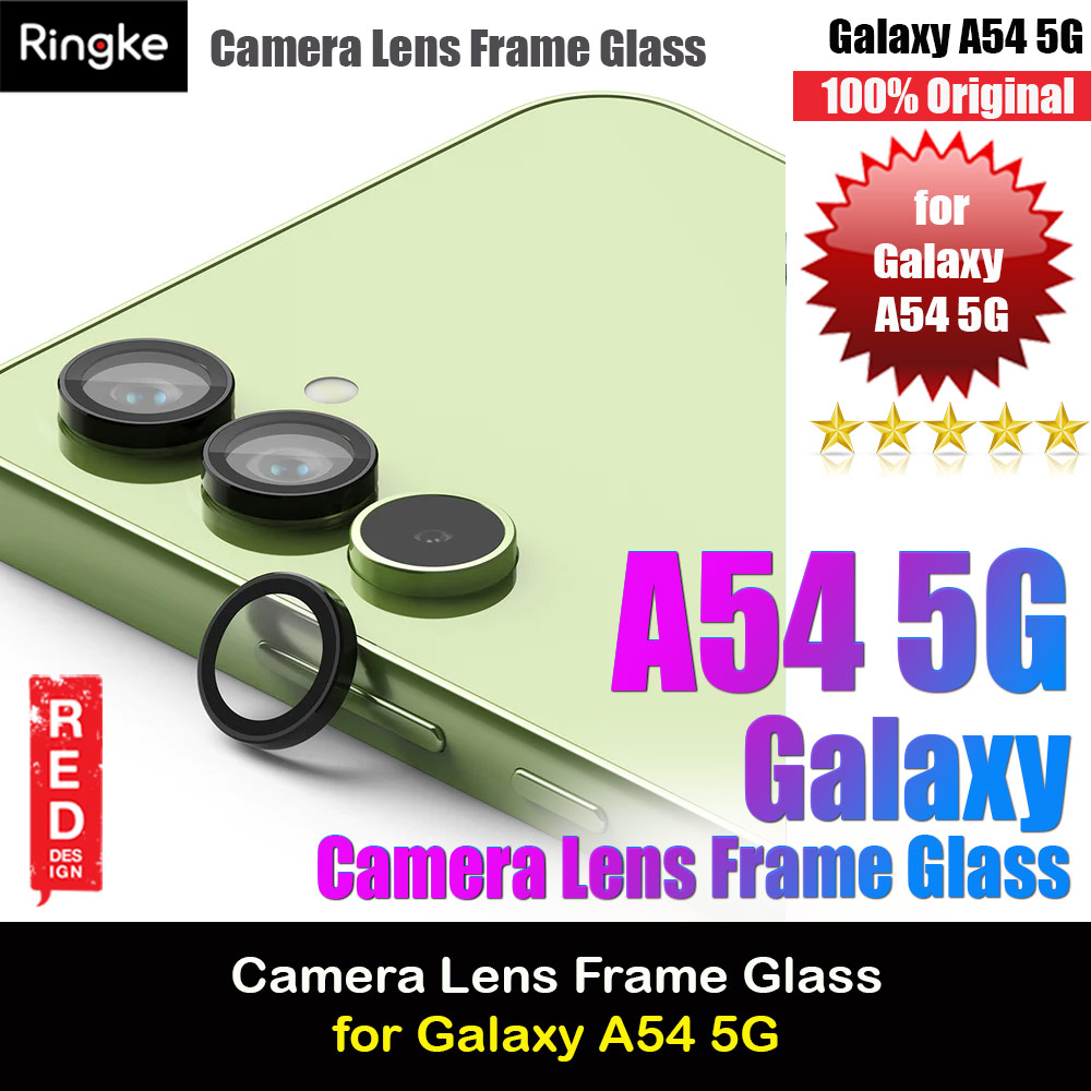 Ringke Camera Lens Frame Glass for Samsung Galaxy A54 5G (Black)