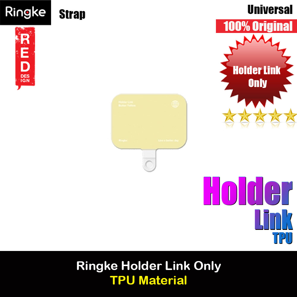 Ringke Holder Link for closed-bottom phone case (Butter Yellow)