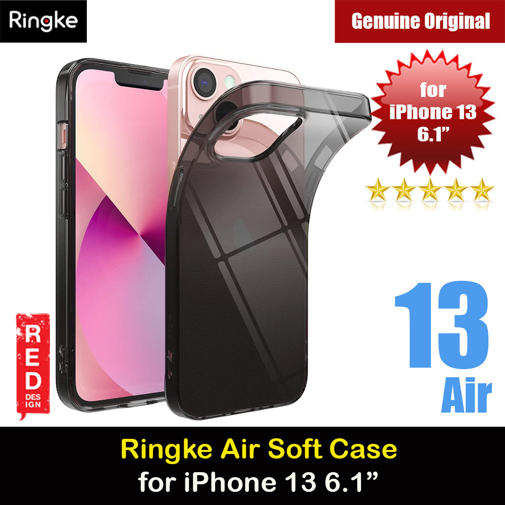 Ringke Air Soft TPU Protection Case for Apple iPhone 13 6.1 (Smoke Black)