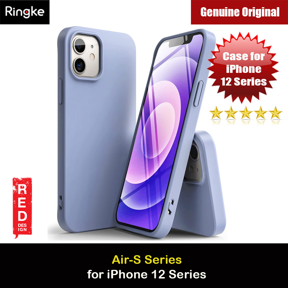 Ringke Air S TPU Flexible Slim Fitting Cover Case for Apple iPhone 12 Pro Max 6.7 (Lavender Gray)
