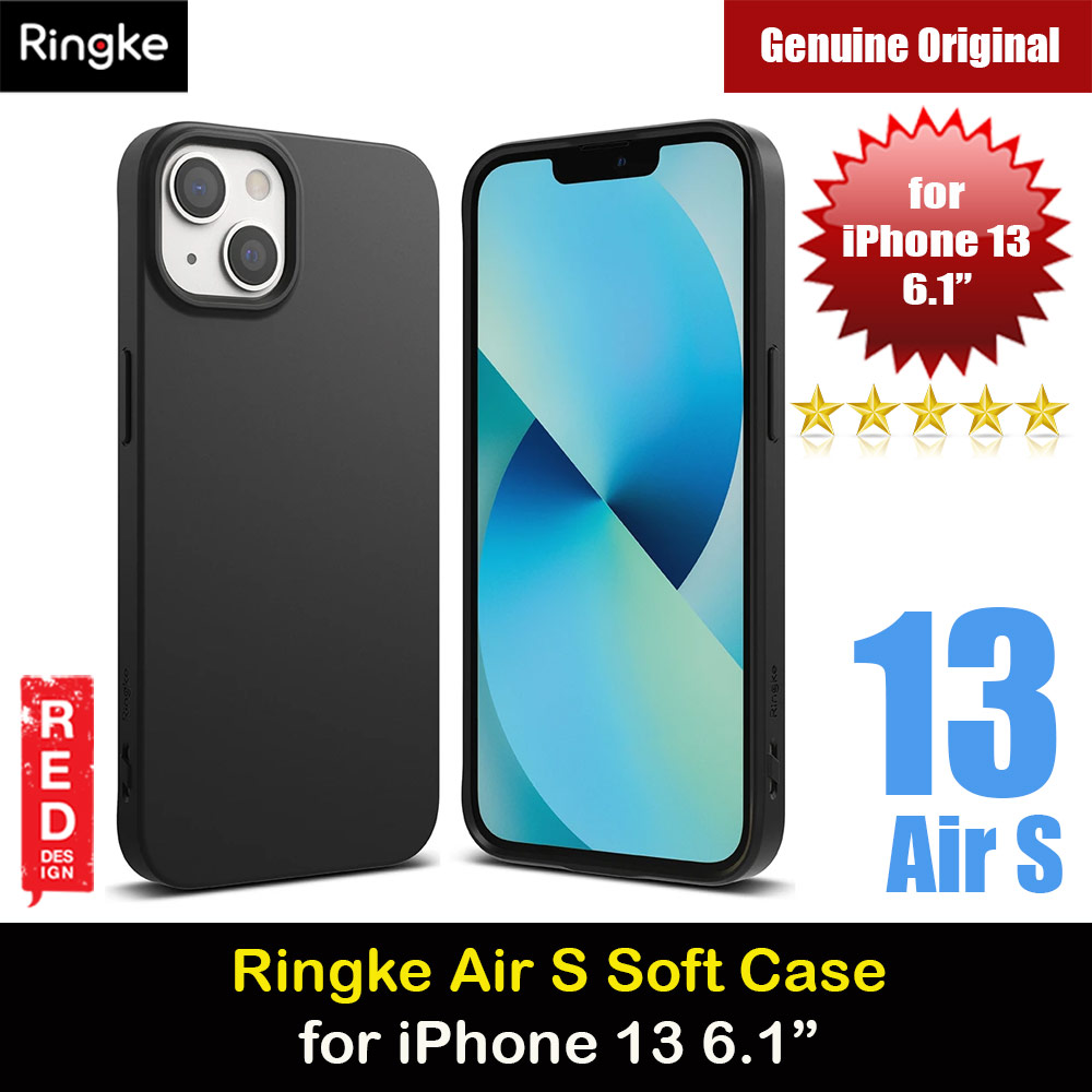 Ringke Air S Soft TPU Protection Case for Apple iPhone 13 6.1 (Black)