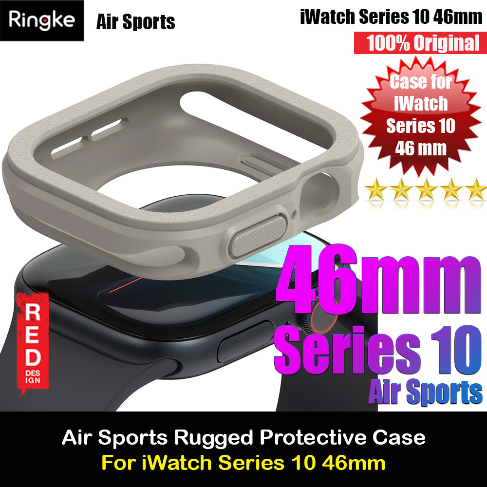 Ringke Air Sport Rugged Protection Case for Apple Watch Series 10 46mm (Warm Gray)