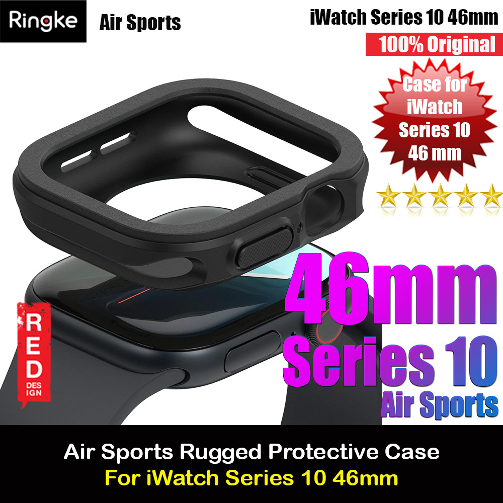 Ringke Air Sport Rugged Protection Case for Apple Watch Series 10 46mm (Black)