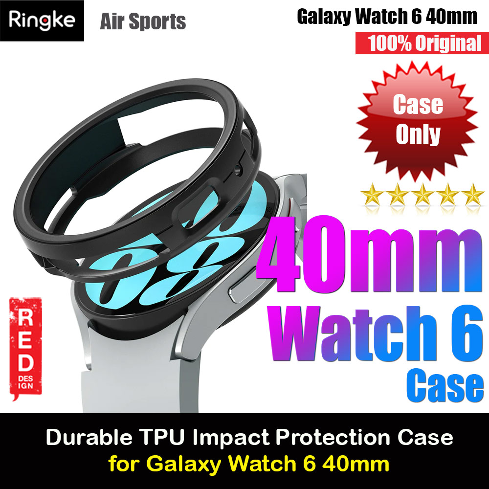 Ringke Air Sports Durable TPU Impact Protection Case for Samsung Galaxy Watch 6 Series 40mm (Black)