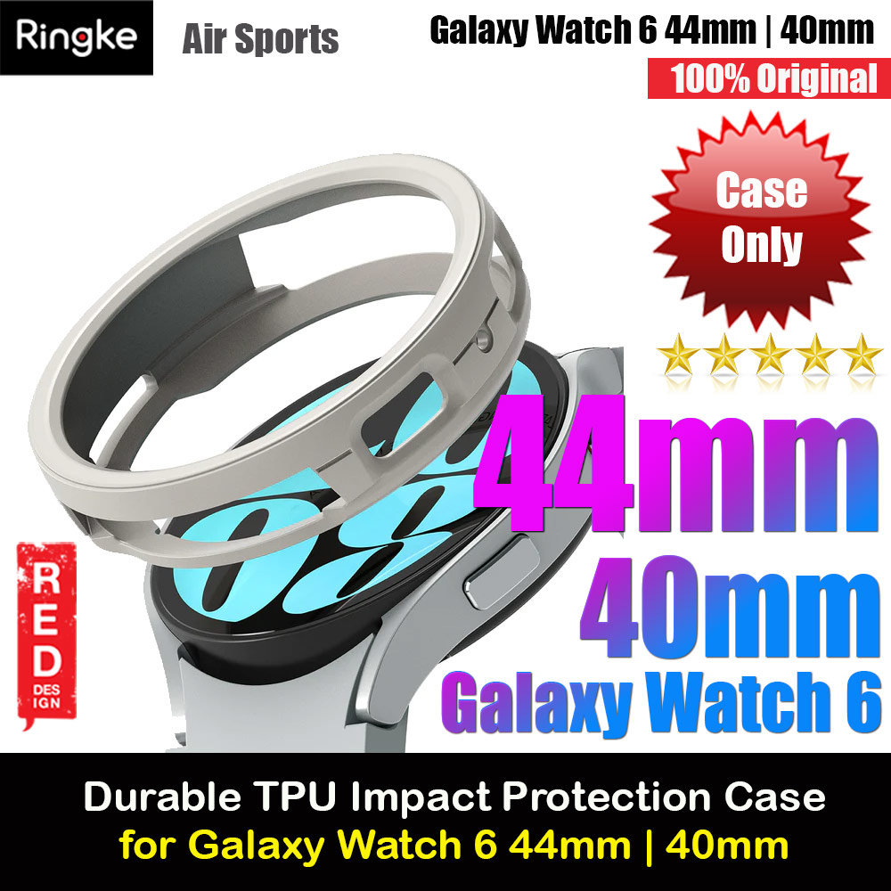 Ringke Air Sports Durable TPU Impact Protection Case for Samsung Galaxy Watch 6 Series 44mm (Warm Gray)