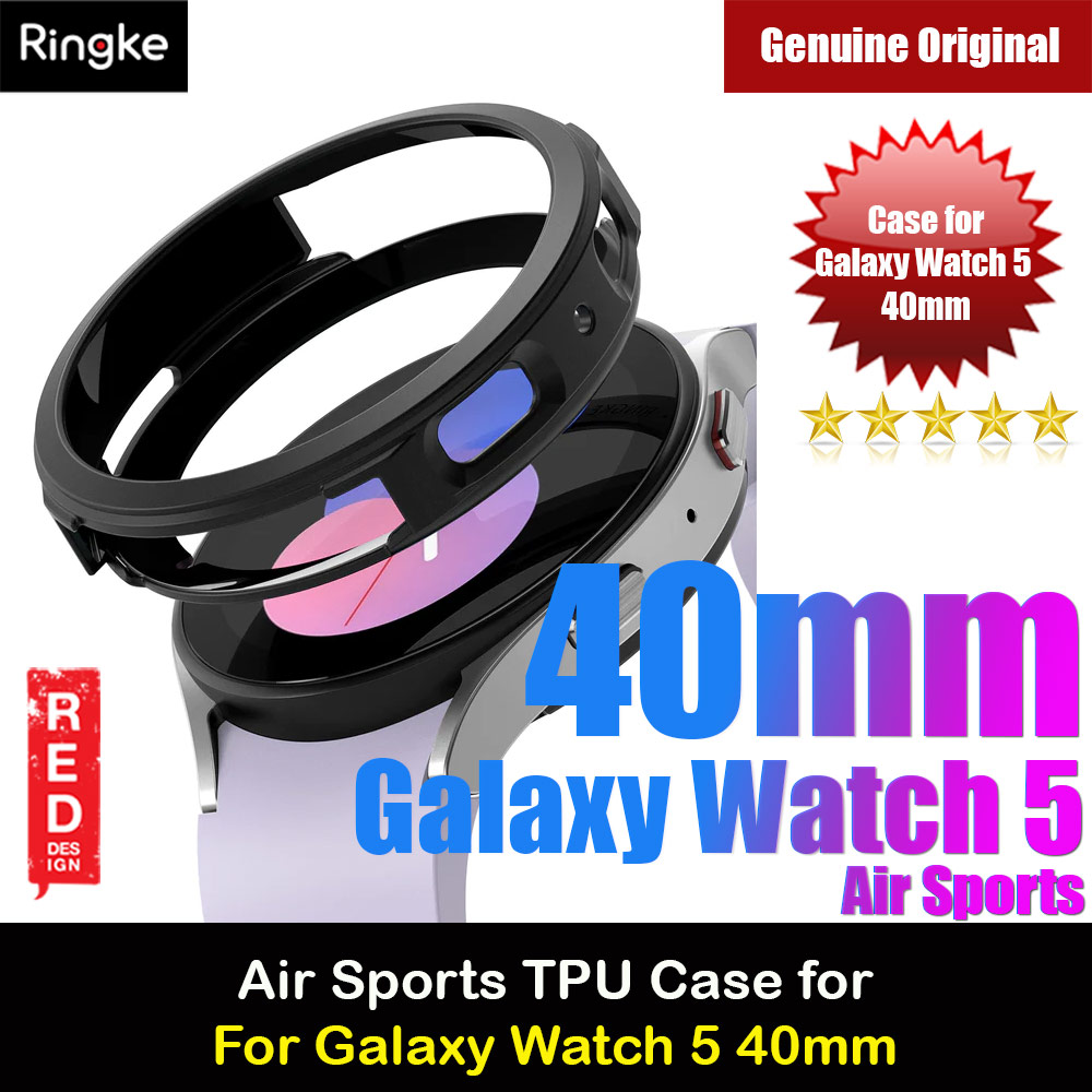 Ringke Air Sports Flexible TPU Material Protection Case for Samsung Galaxy Watch 5 Series 40mm (Black)