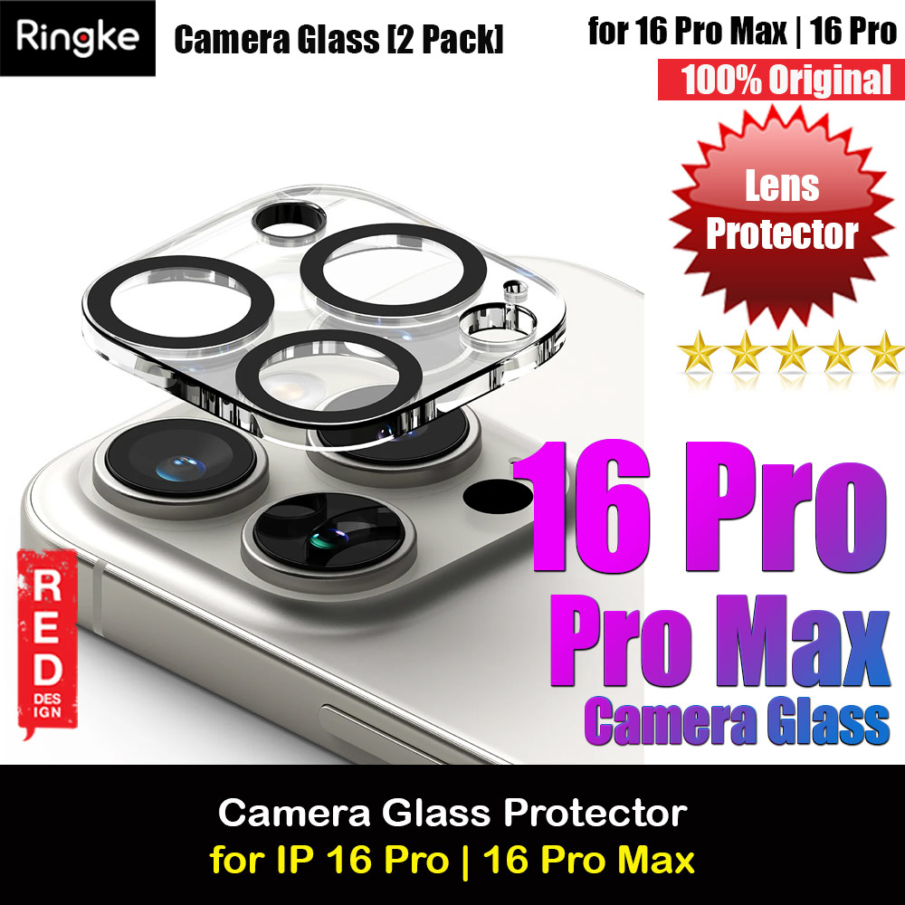 Ringke Camera Glass Protector for 16 Pro Max 16 Pro  (Clear)