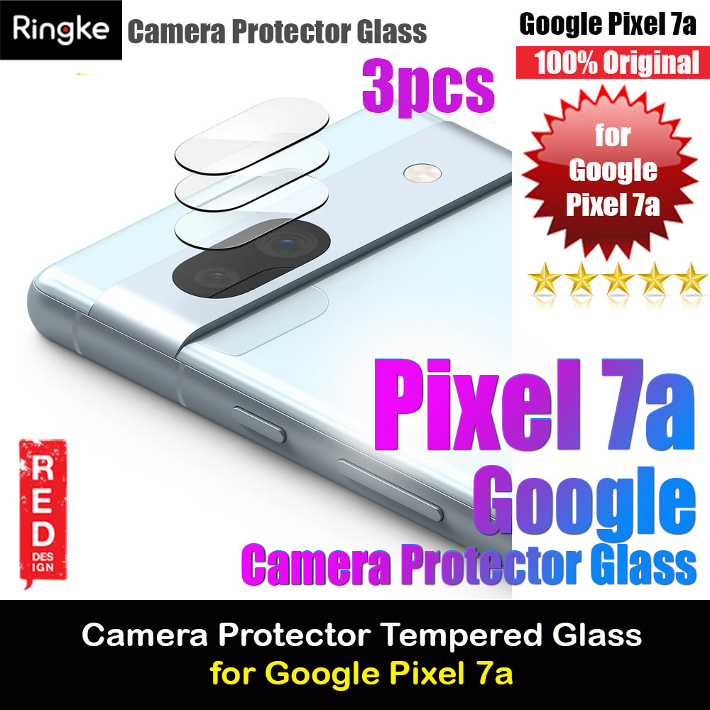 Ringke Camera Protector Glass Tempered Glass for Google Pixel 7a (3pcs Pack)