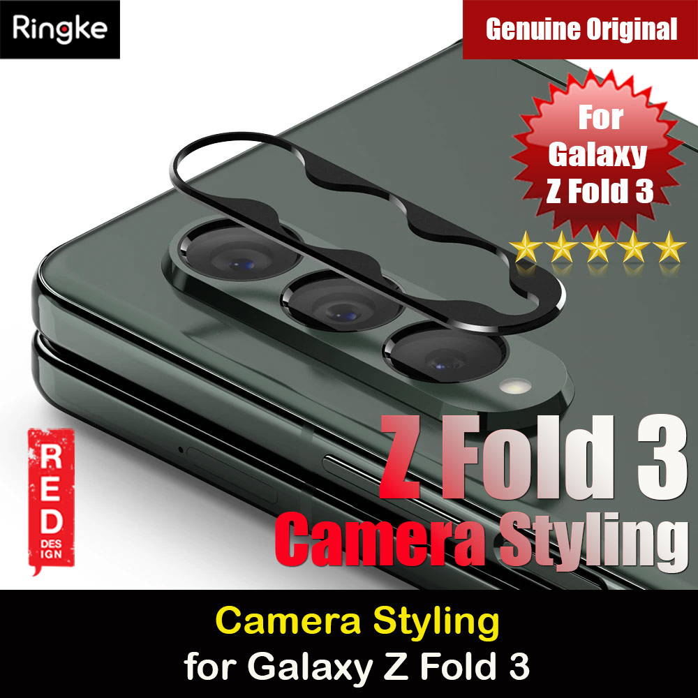 Ringke Camera Styling Lens Protector for Samsung Galaxy Z Fold 3 (Black)