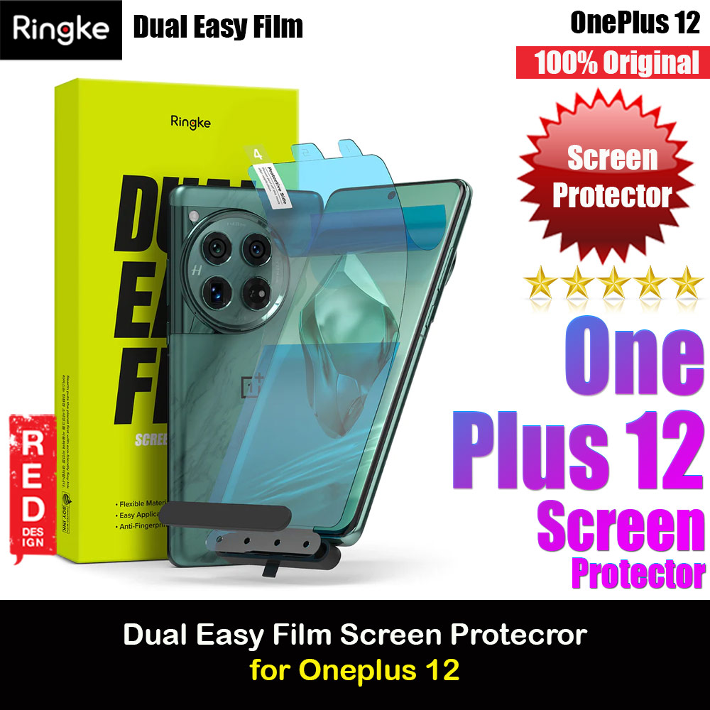 Ringke Dual Easy Flim Screen Protector for OnePlus 12 (Clear) 2pcs